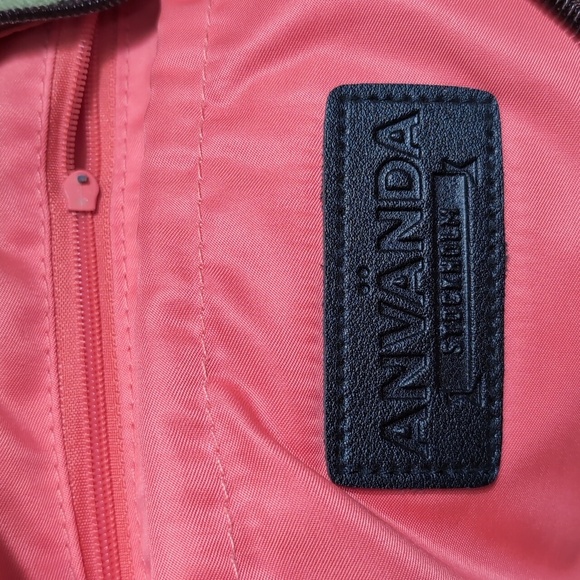 ANVANDA of Stockholm Duffle Bag / Backpack Green Canvas And Leather - Picture 16 of 16